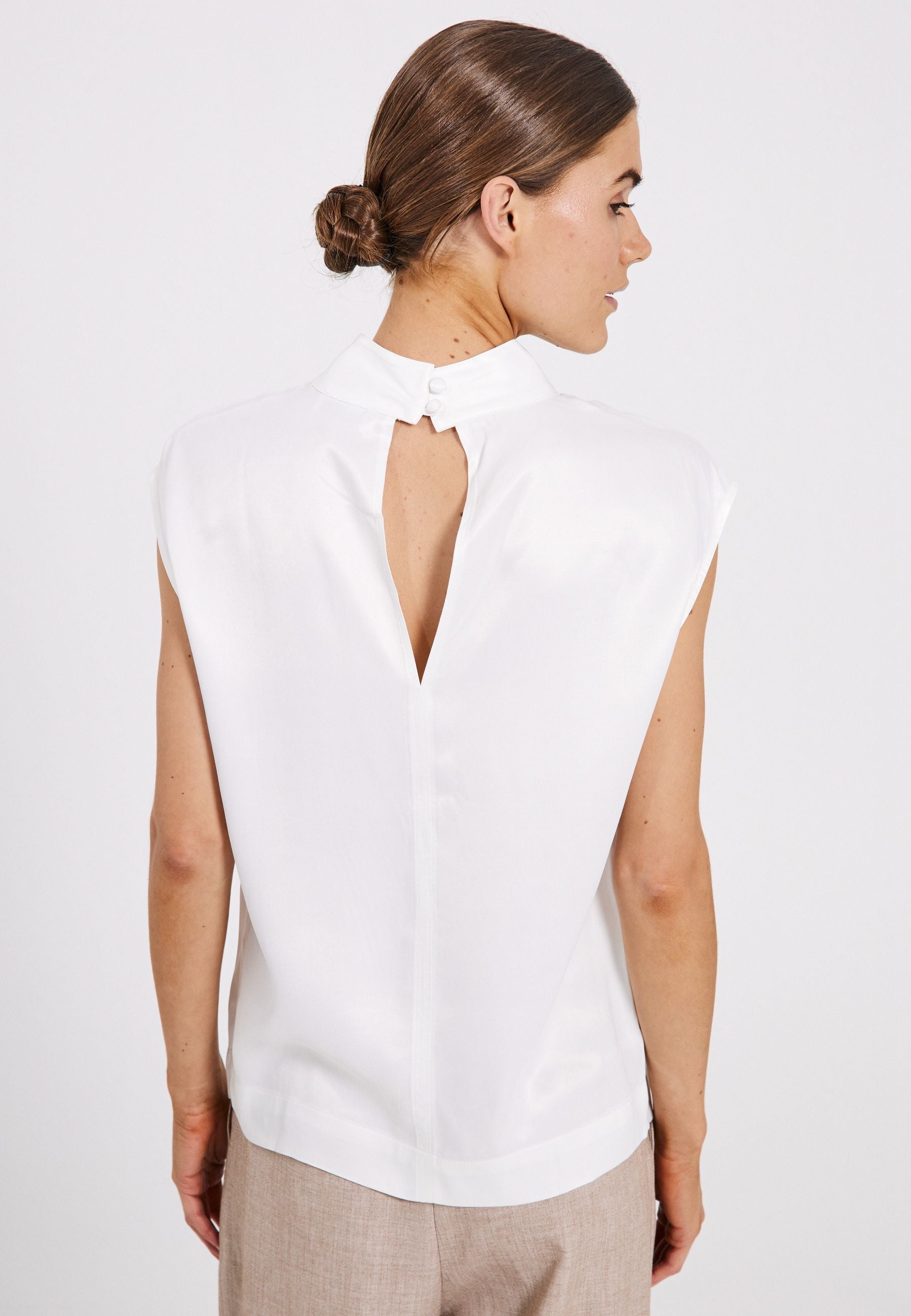 NORR Portia sl top Tops Off-white