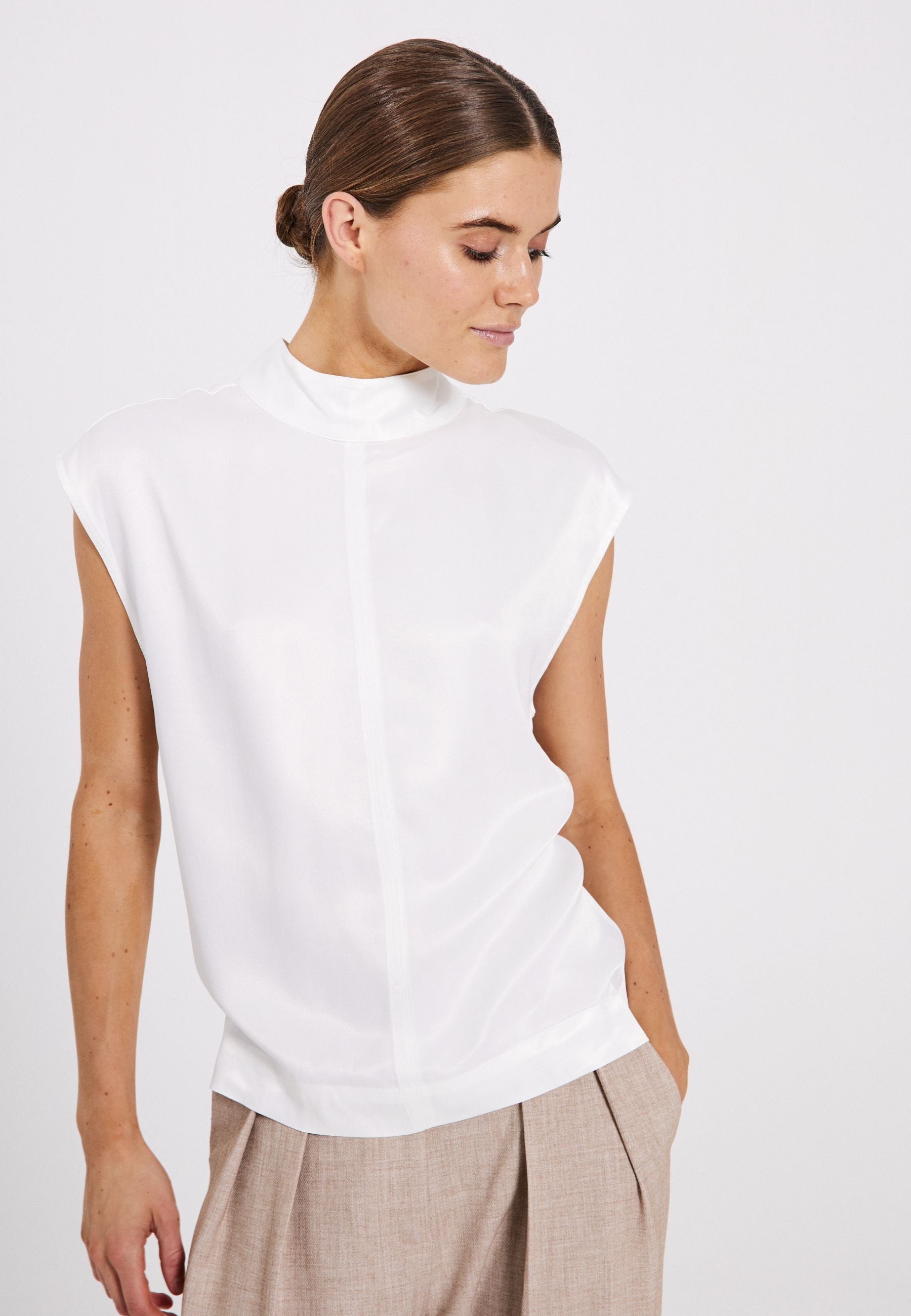 NORR Portia sl top Tops Off-white