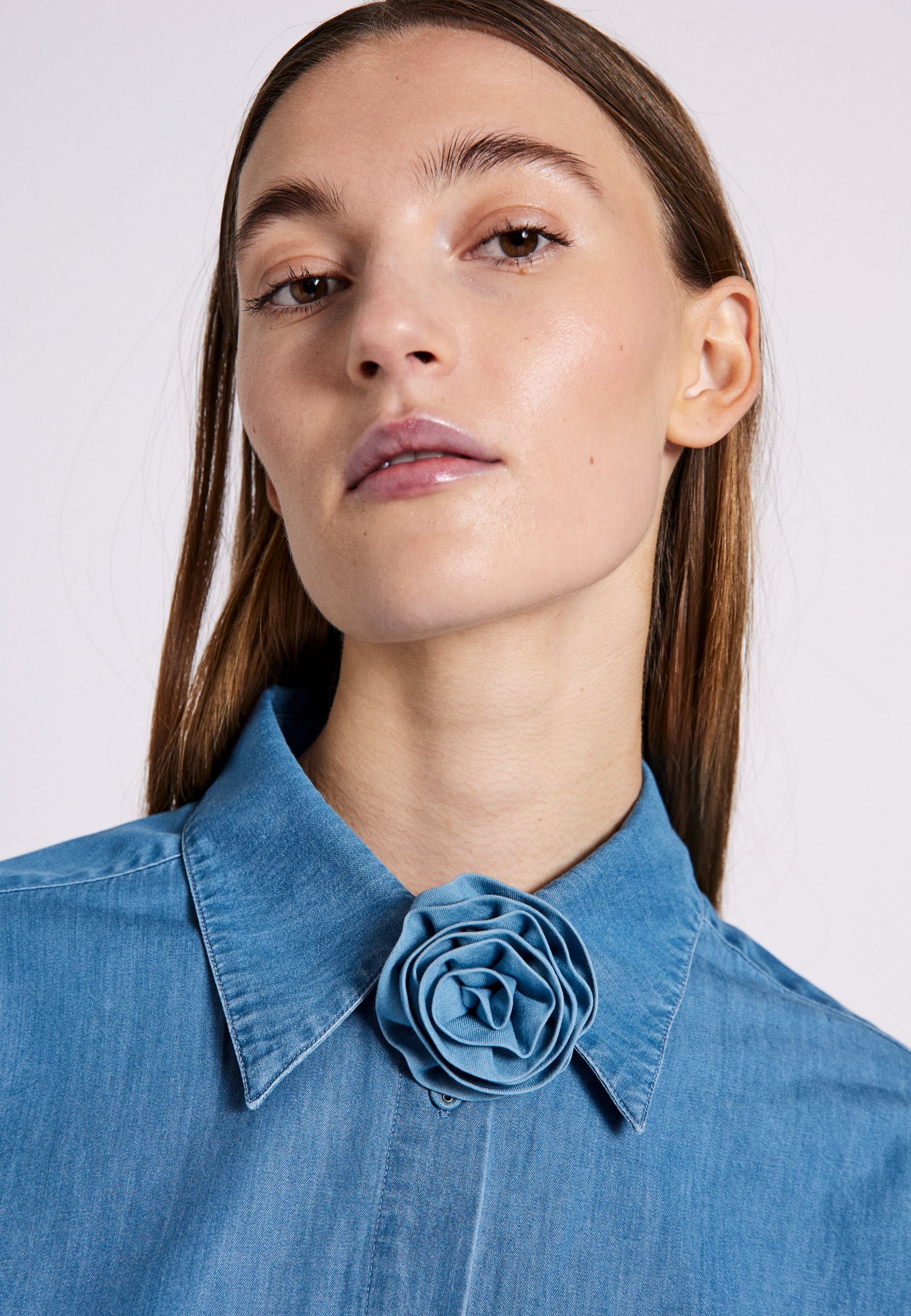 NORR Rosa Mona shirt Shirts Medium blue denim