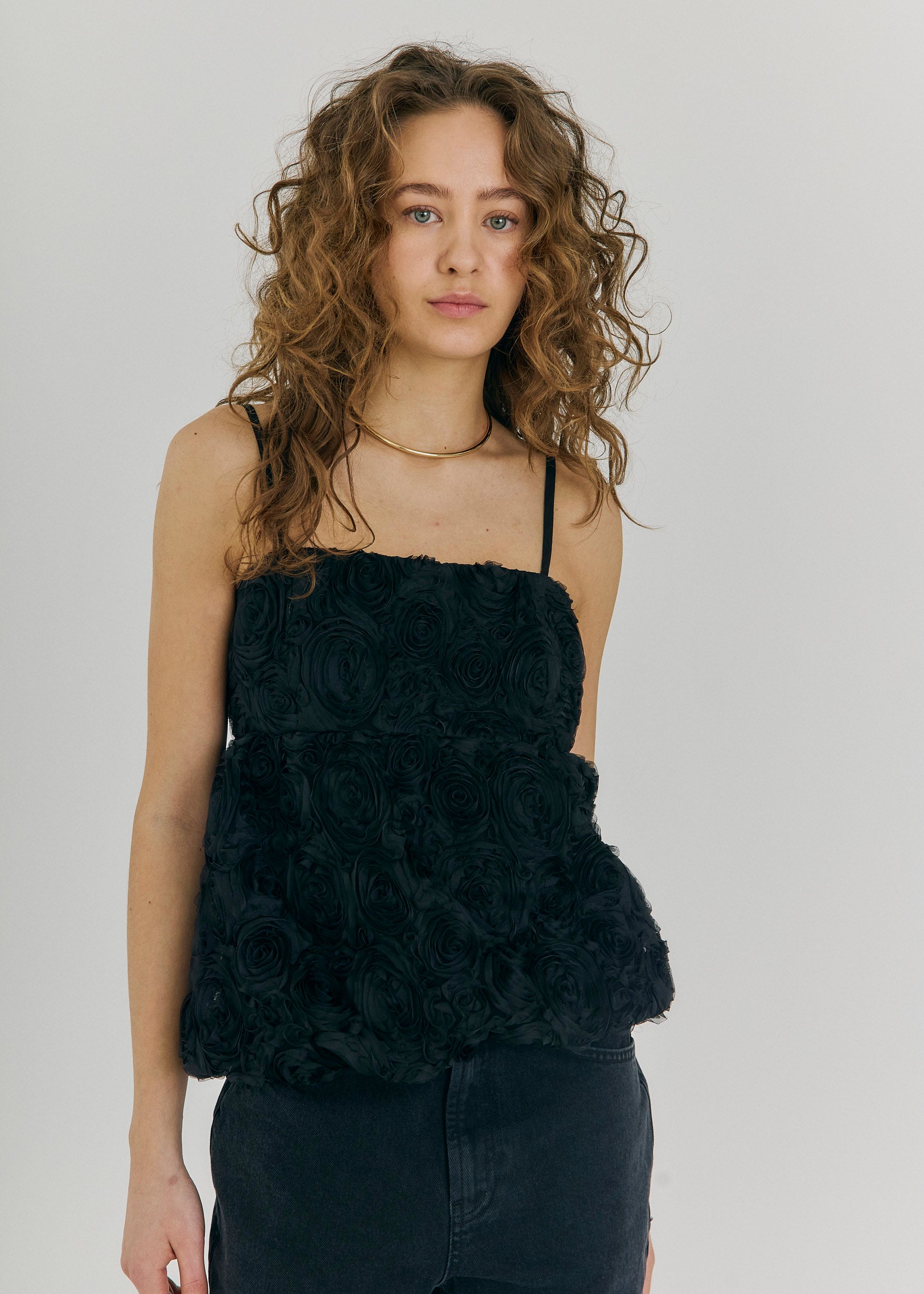 NORR Rose top Tops Black
