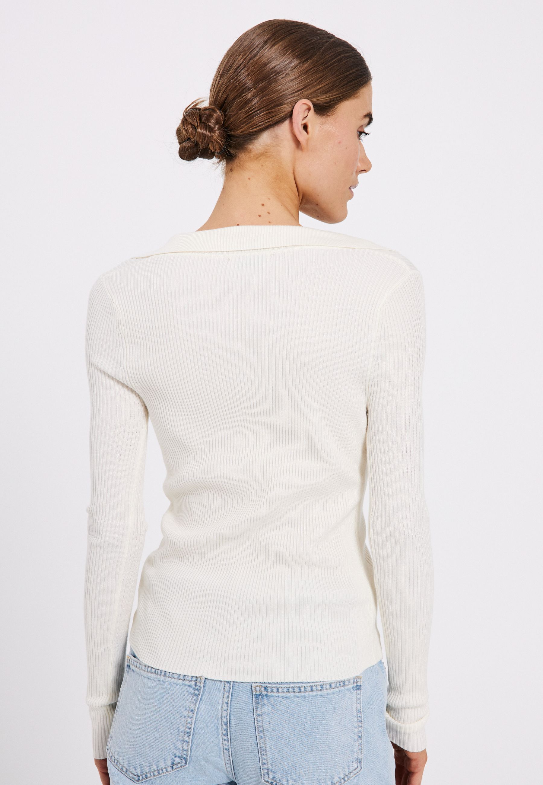 NORR Sherry knit cardigan Cardigans Off-white