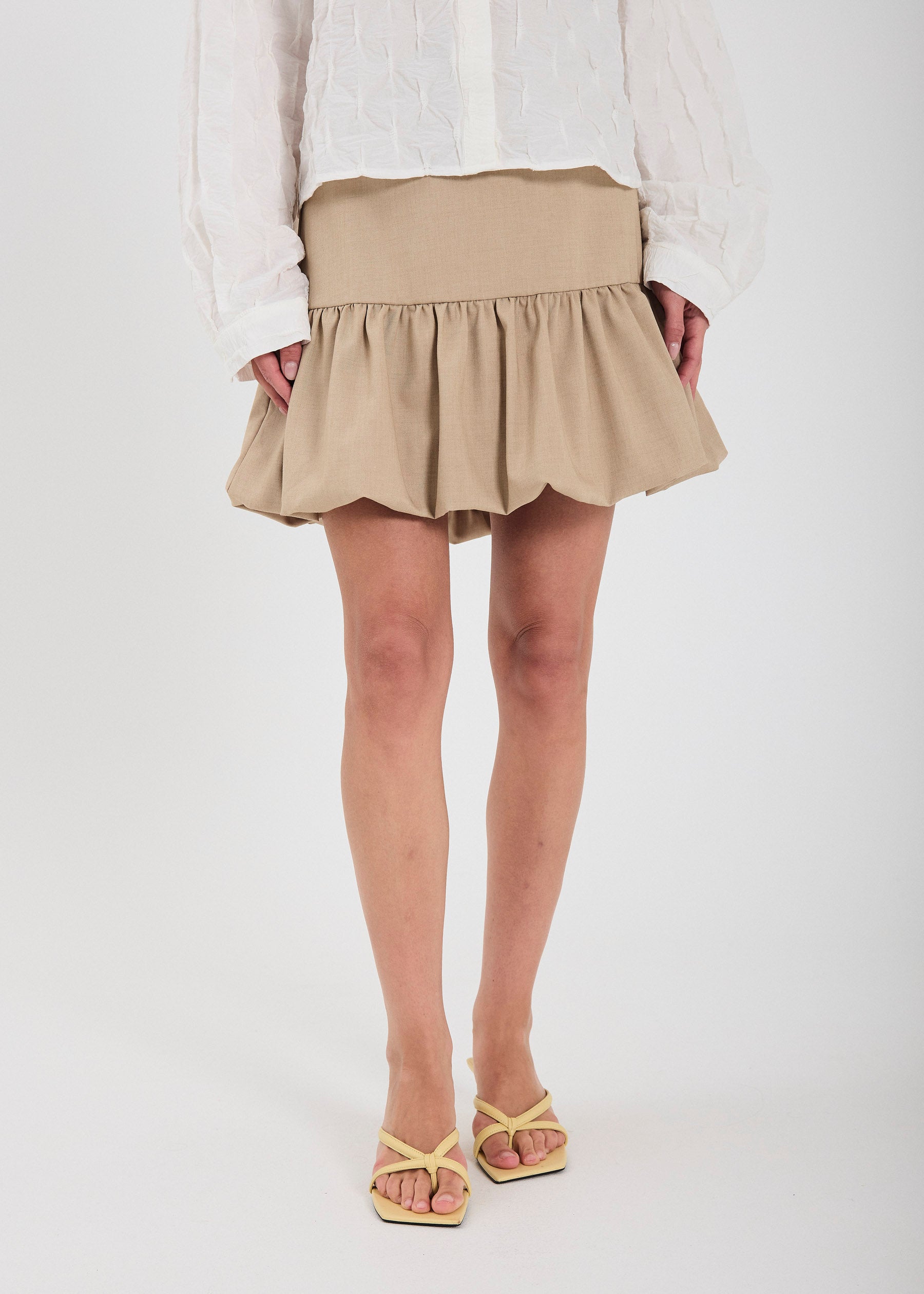 NORR Silla skirt Skirts Warm Beige