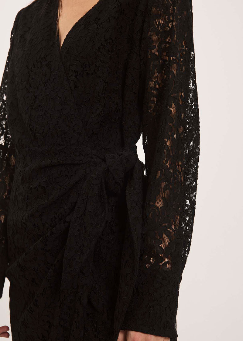 NORR Sylvina lace dress Dresses Black