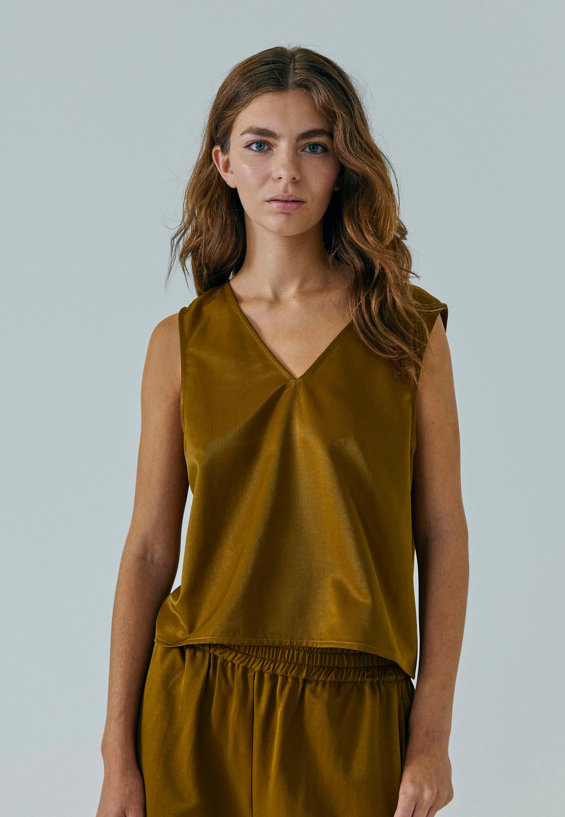 NORR Talua SL top Tops Caramel brown