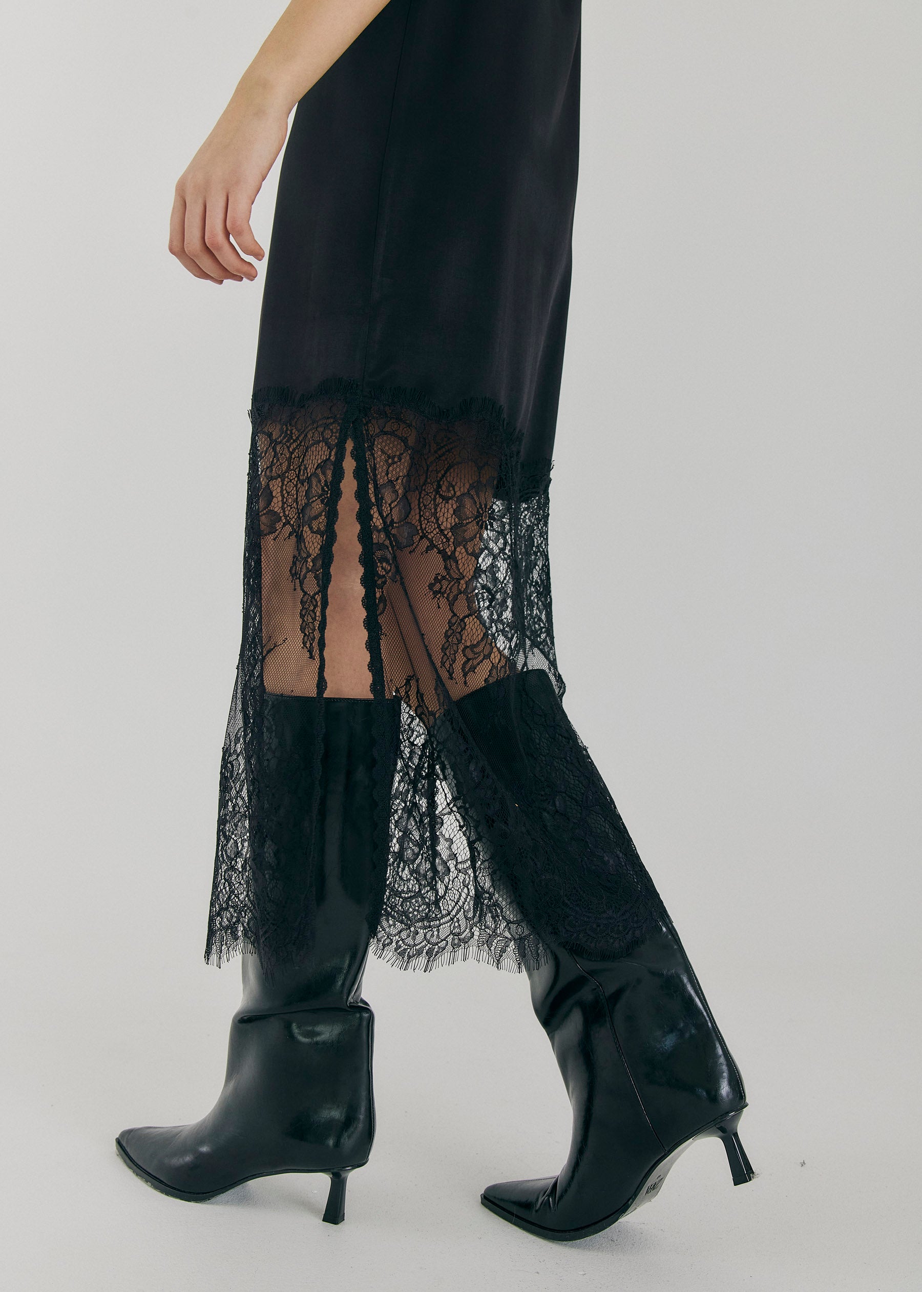 NORR Talua slip dress Dresses Black