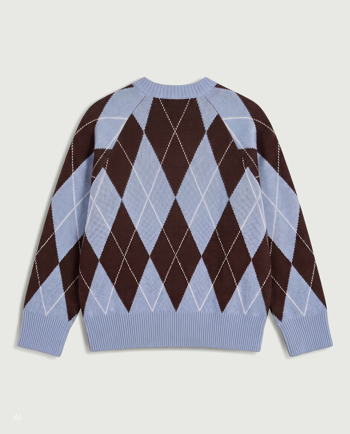 NORR Tea knit top Knits Purple blue