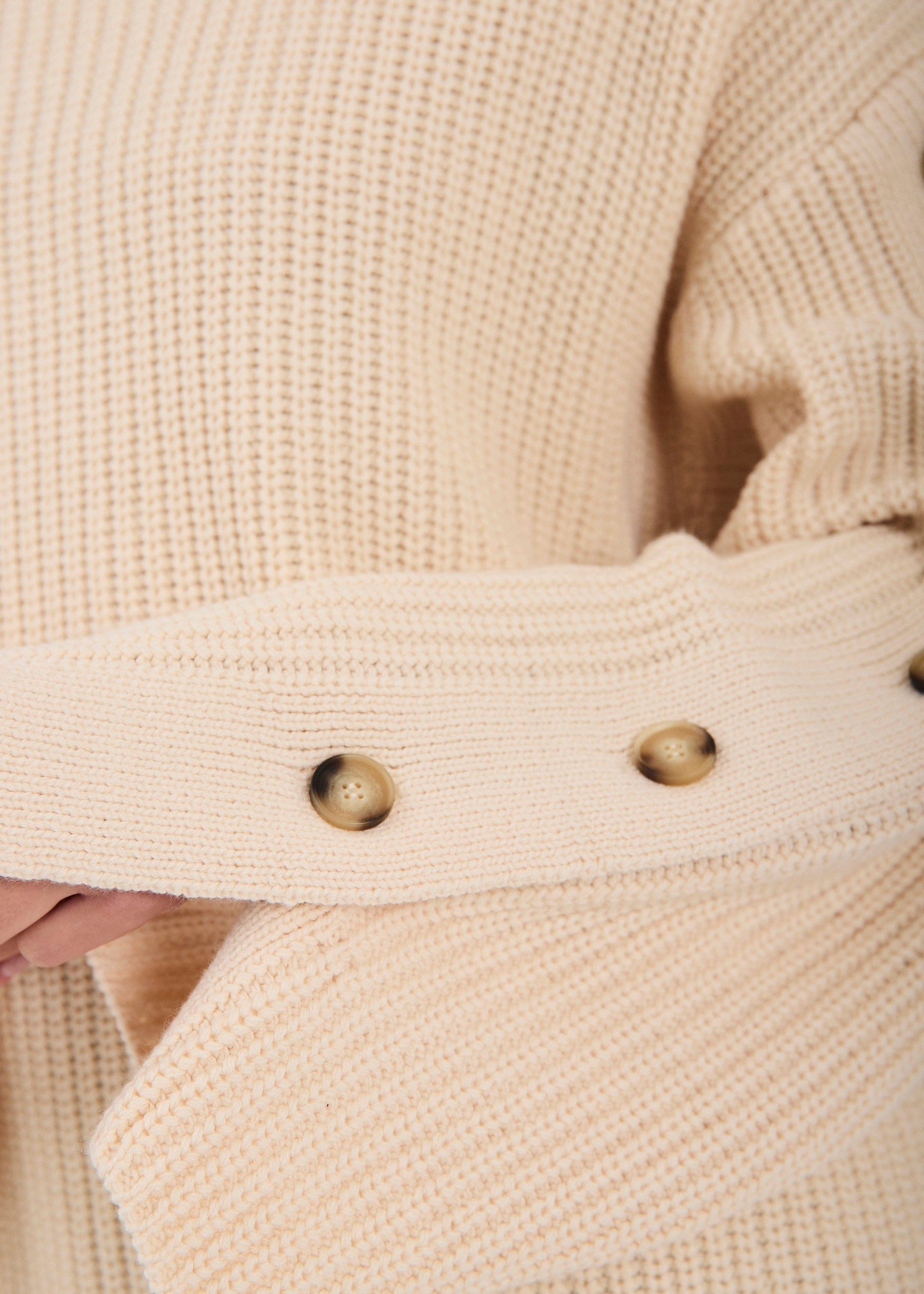 NORR Tristan knit top Knits Off-white