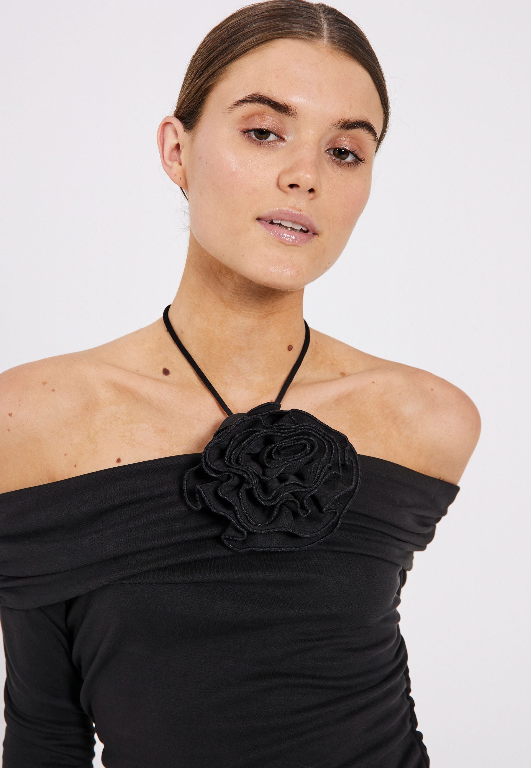 NORR Ulas off-shoulder top Tops Black