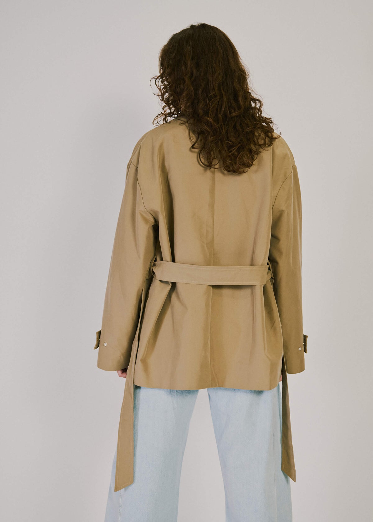 NORR Venja trenchcoat Jackets Warm Beige