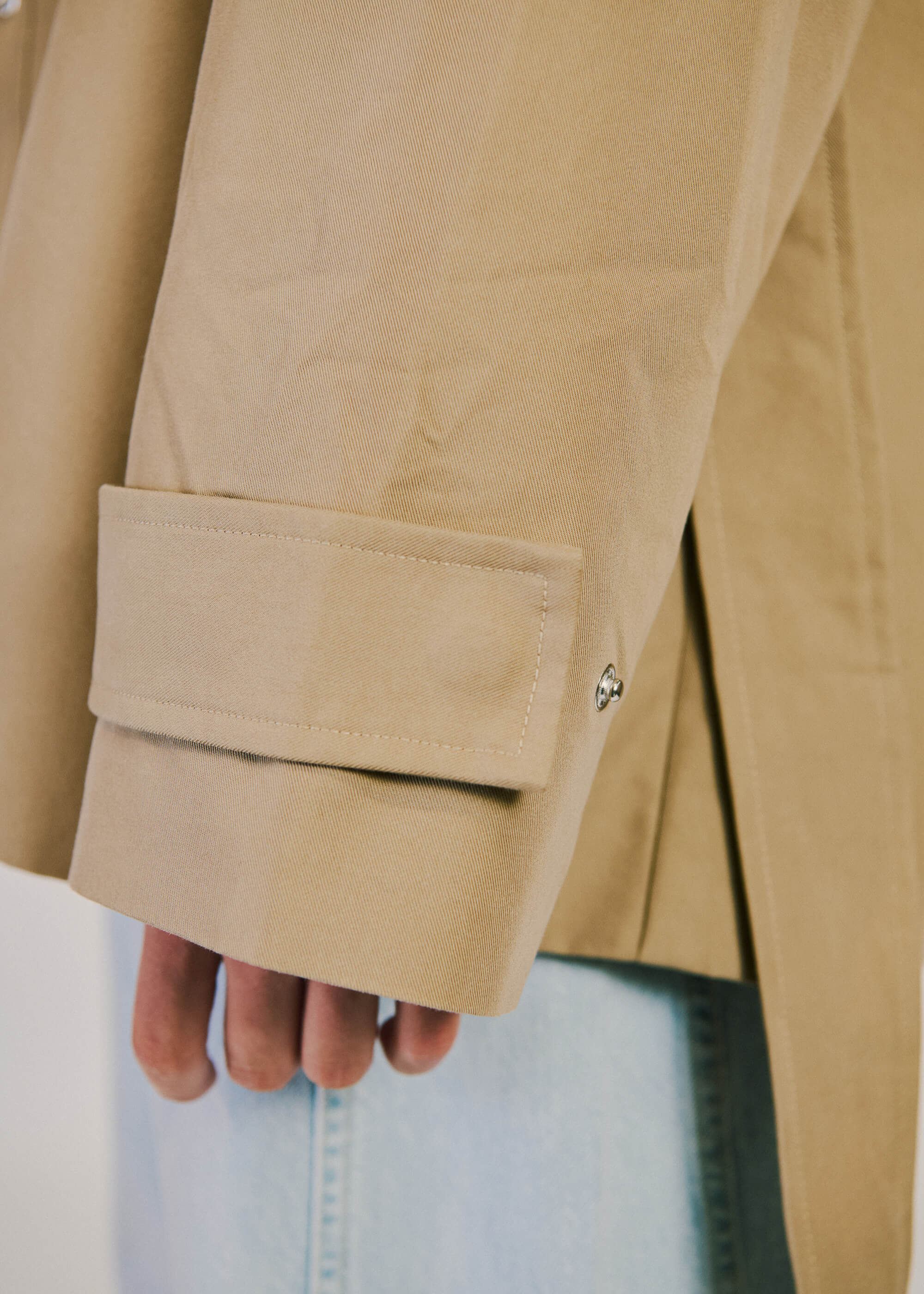 NORR Venja trenchcoat Jackets Warm Beige