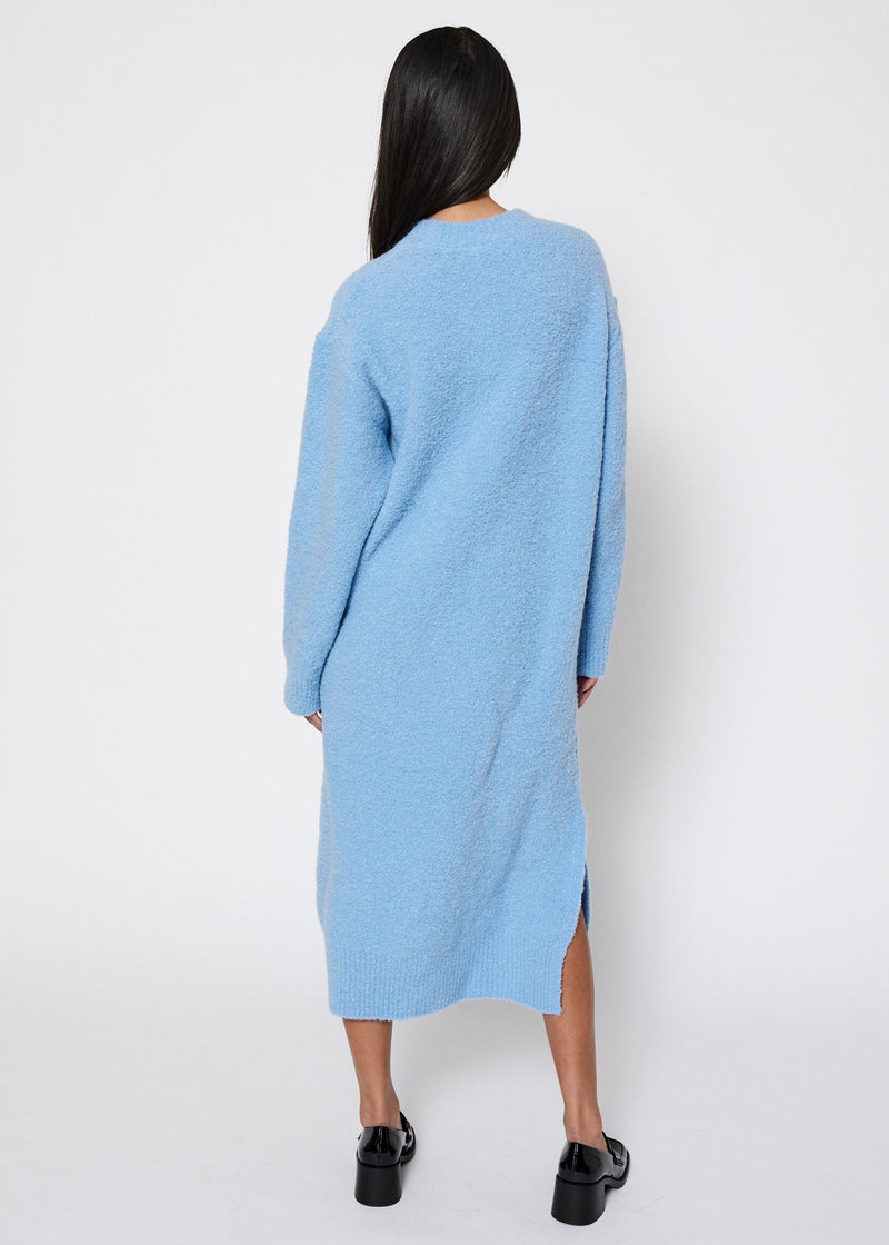 NORR Vica knit dress Dresses Light blue