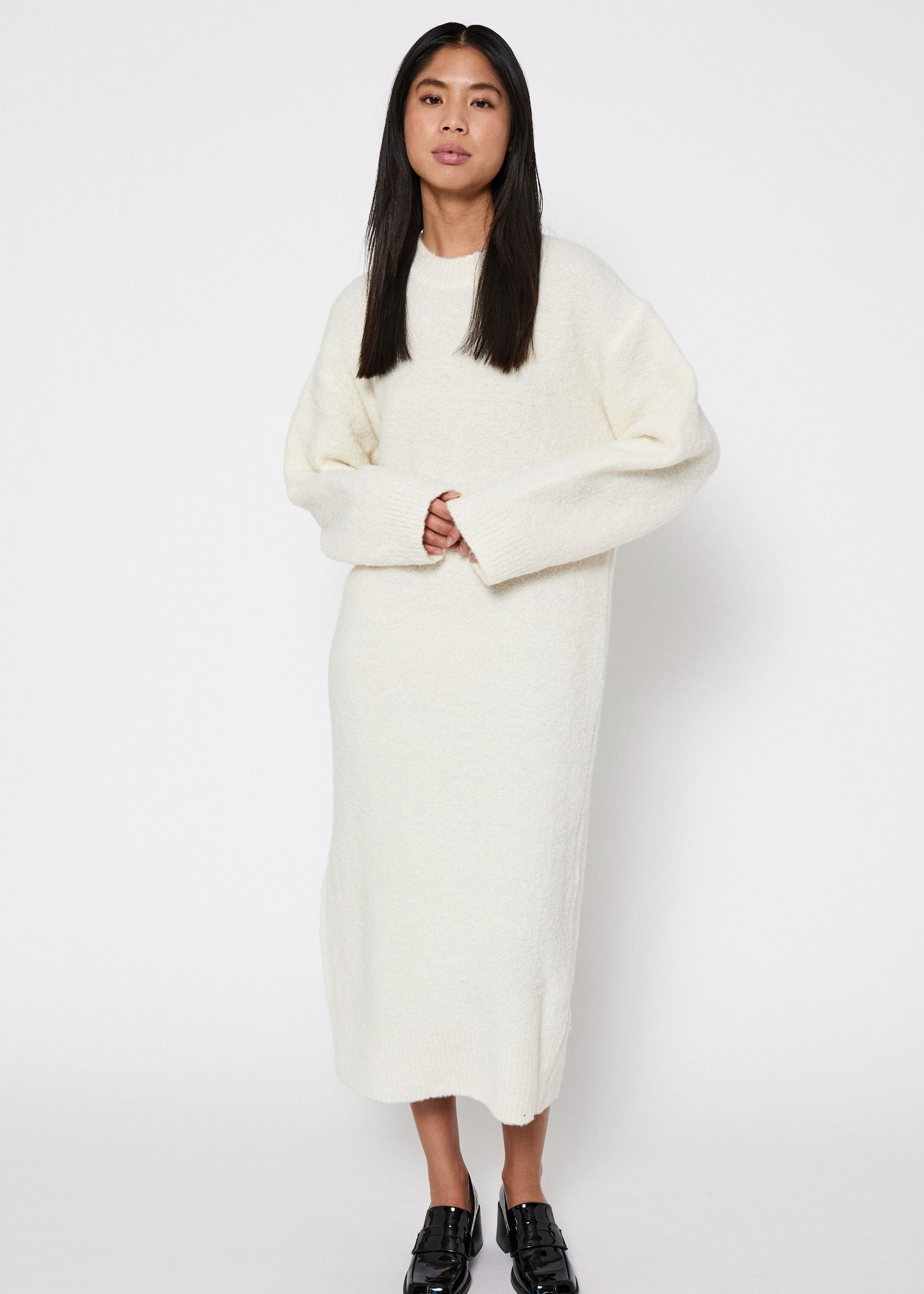 NORR Vica knit dress Dresses Off-white