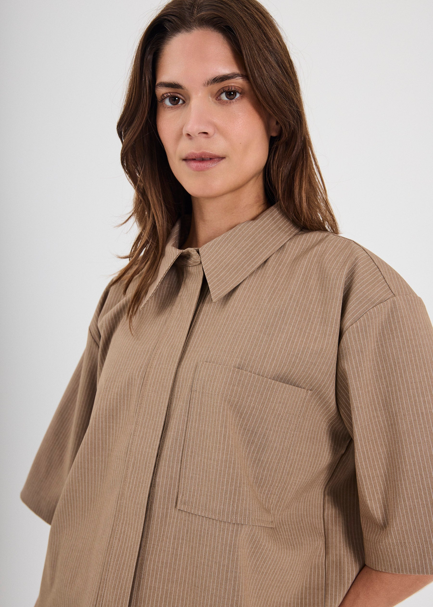 NORR Willow SS shirt Shirts Sand stripe