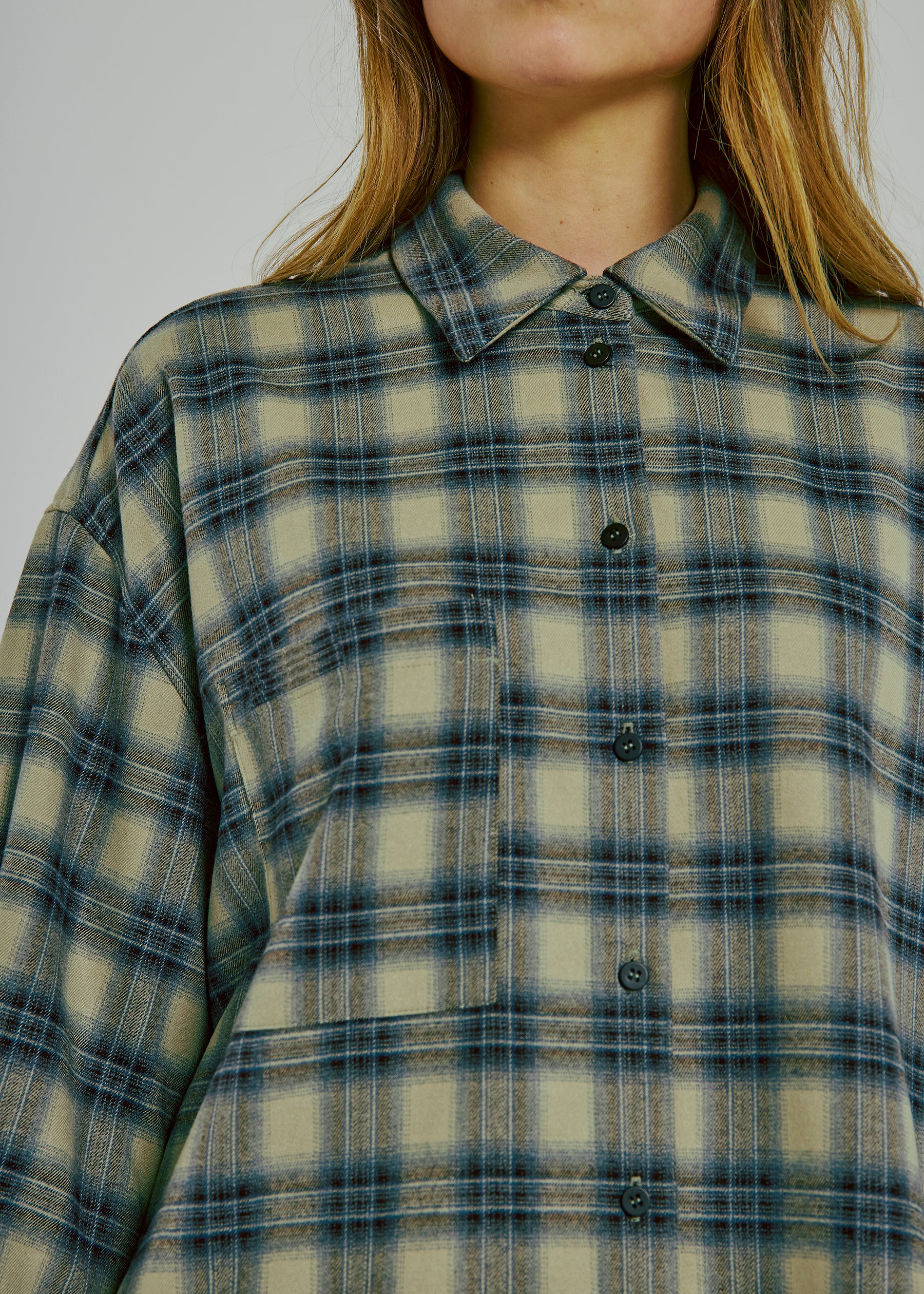 NORR Woody shirt Shirts Blue check
