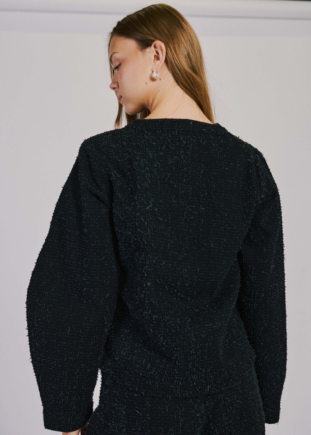 NORR Zoe LS denim shirt Shirts Black washed