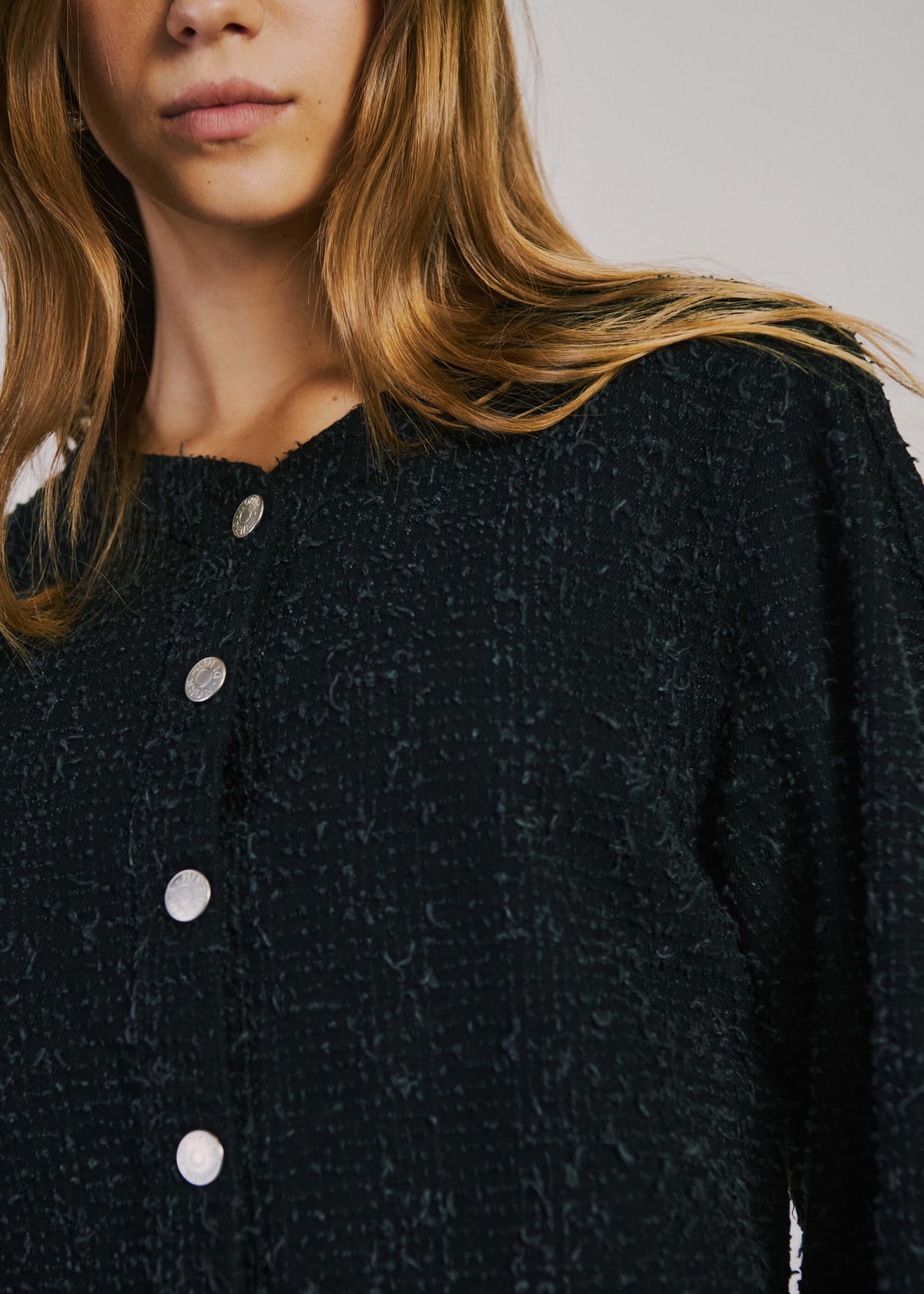 NORR Zoe LS denim shirt Shirts Black washed
