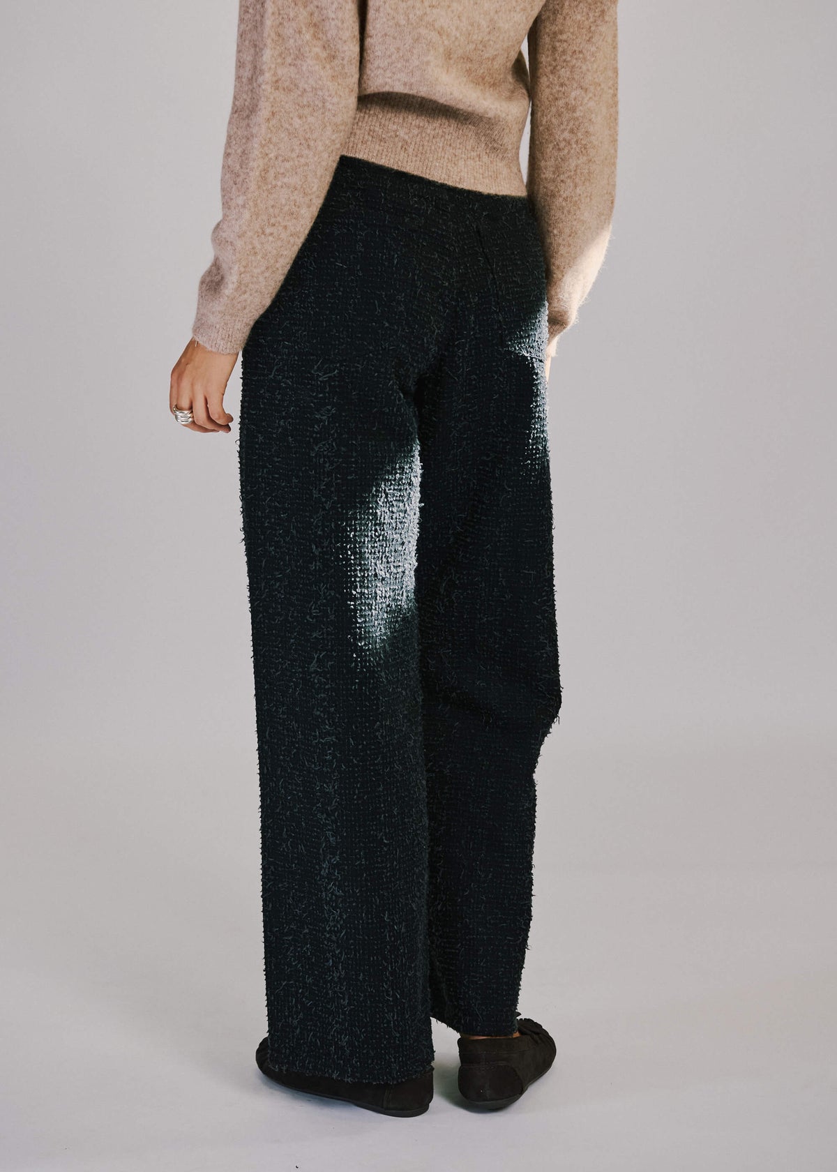 NORR Zoe straight leg jeans Pants Black washed