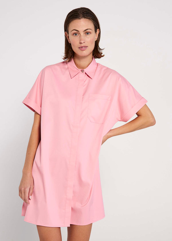 NORR Cilla shirt dress Dresses Pink