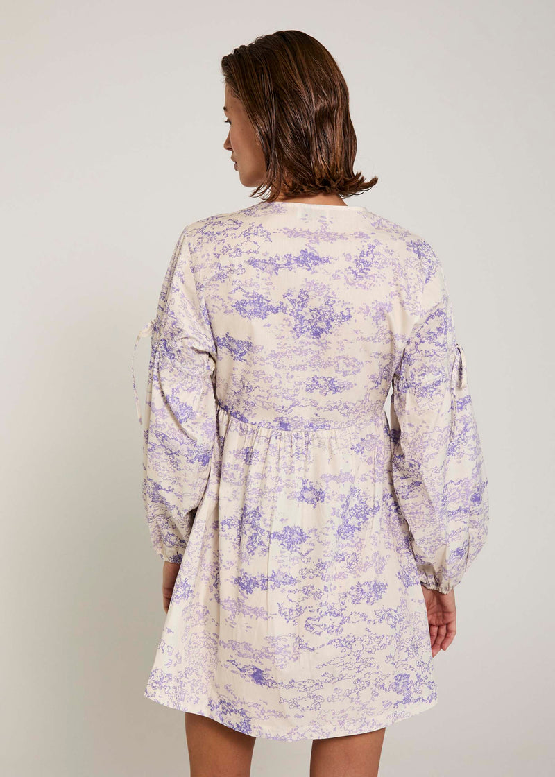NORR Wishfull wrap dress Dresses Lavender print